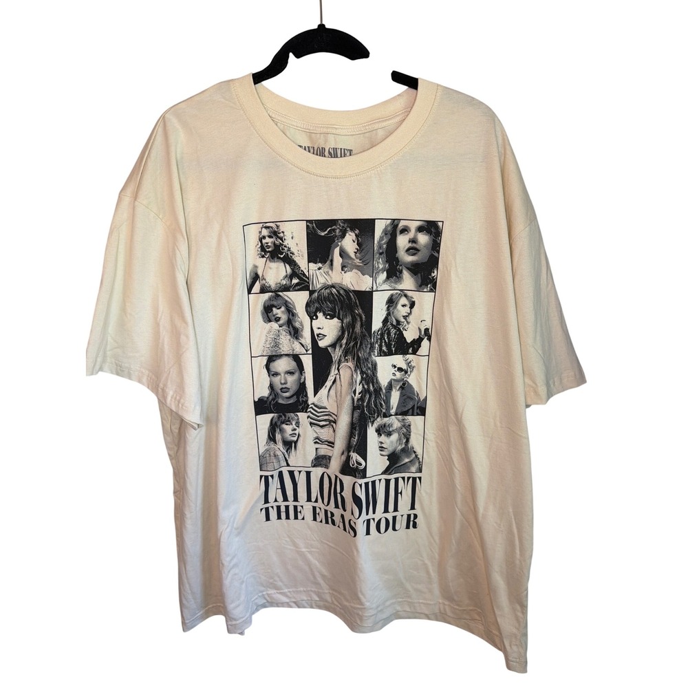 Taylor Swift The Eras Tour Graphic T Shirt Cream 2XL